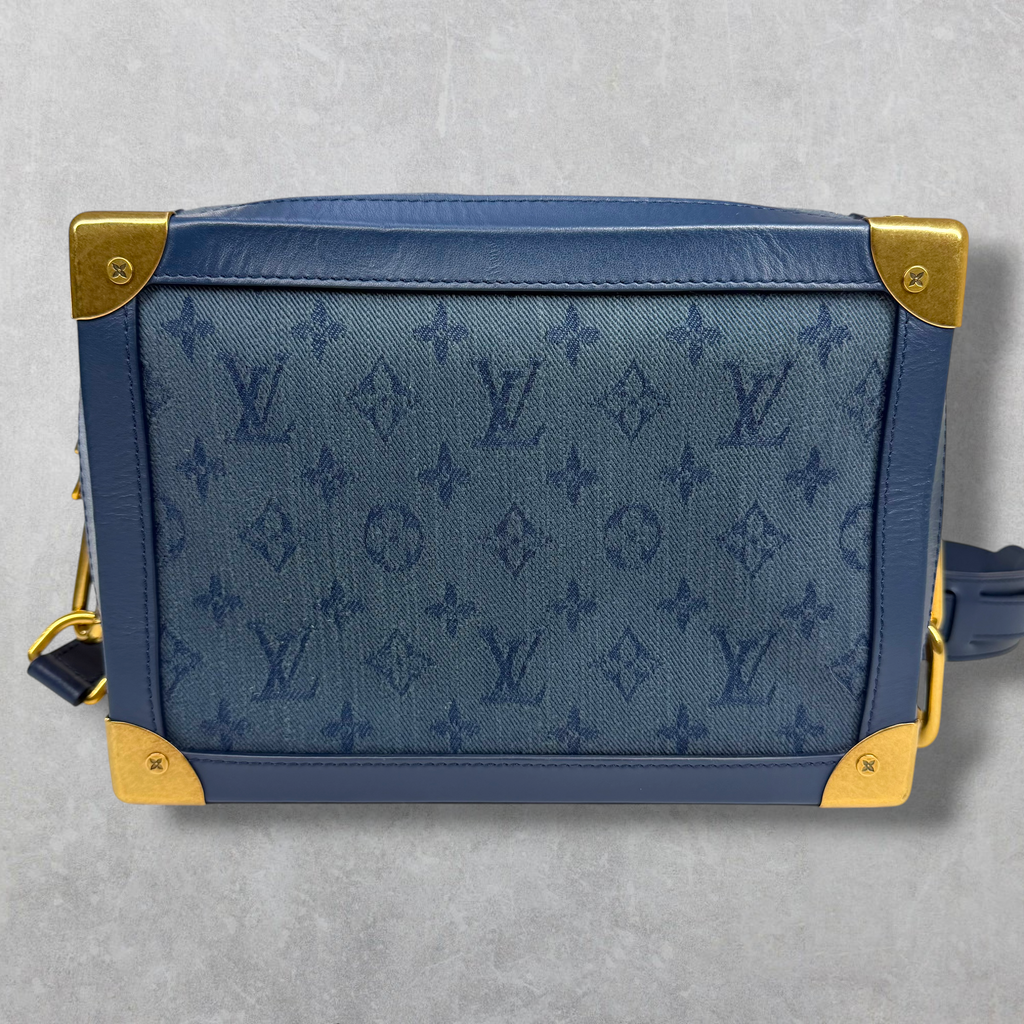 Louis Vuitton Soft Trunk Monogram Denim Blue