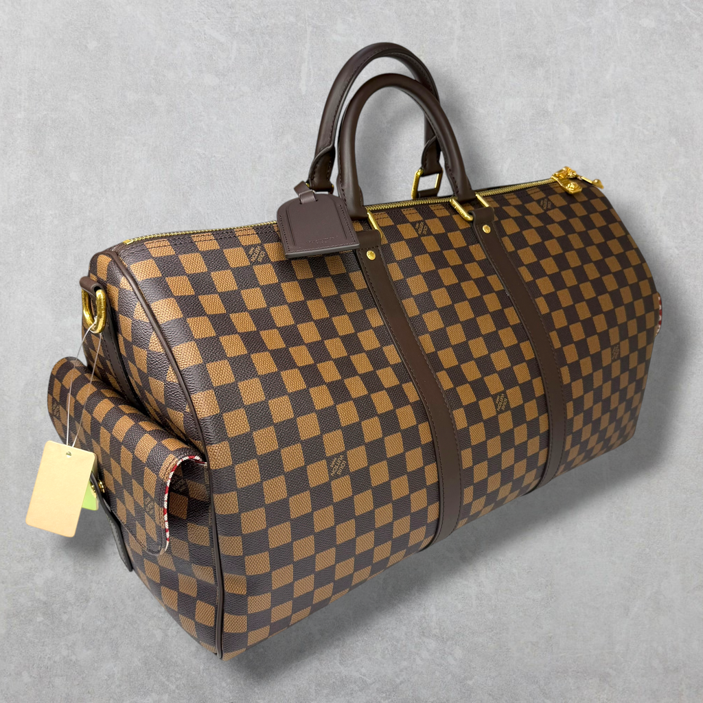 Louis Vuitton x Nigo Keepall Bandouliére 50 Damier Phriendship Canvas