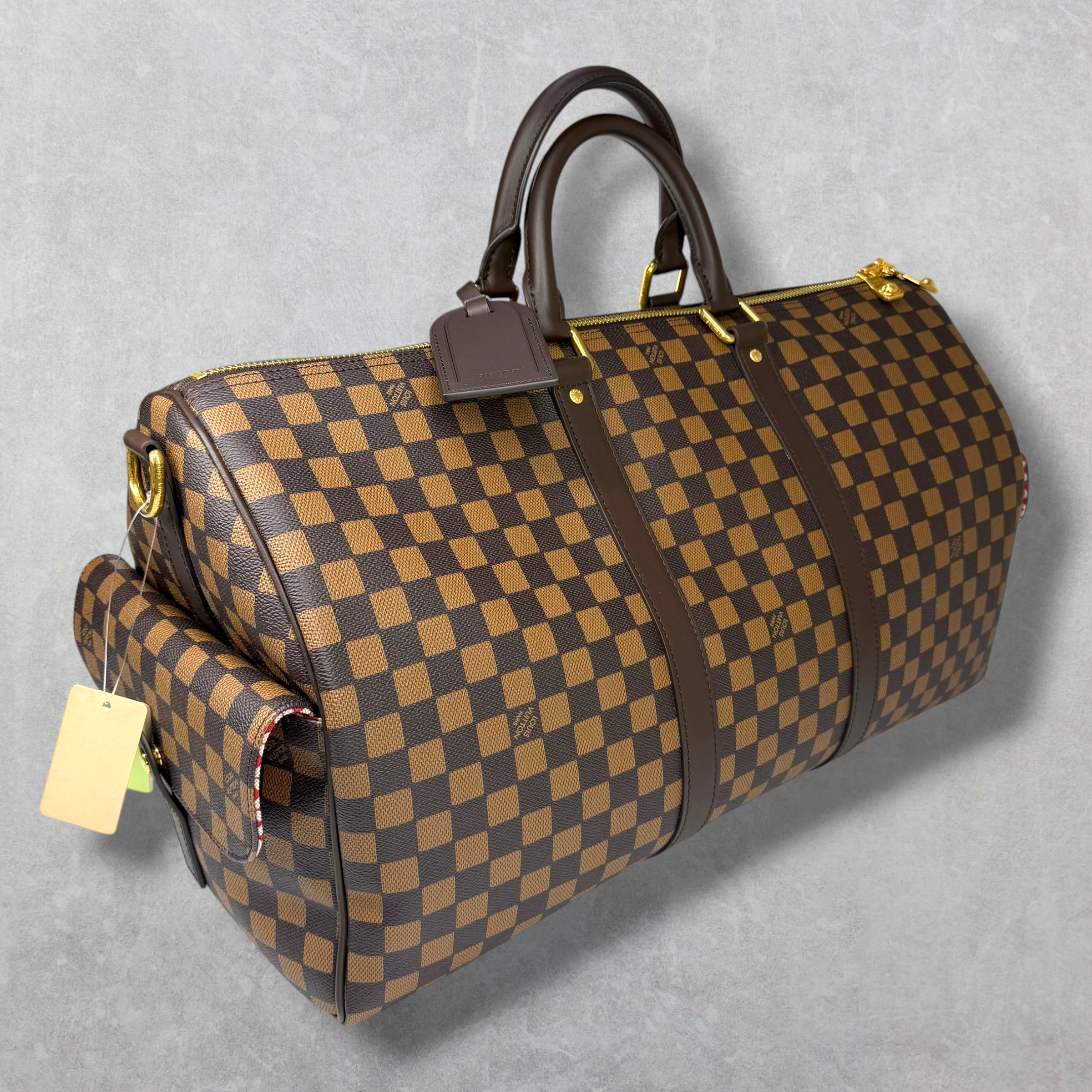 Louis Vuitton x Nigo Keepall Bandouliére 50 Damier Phriendship Canvas