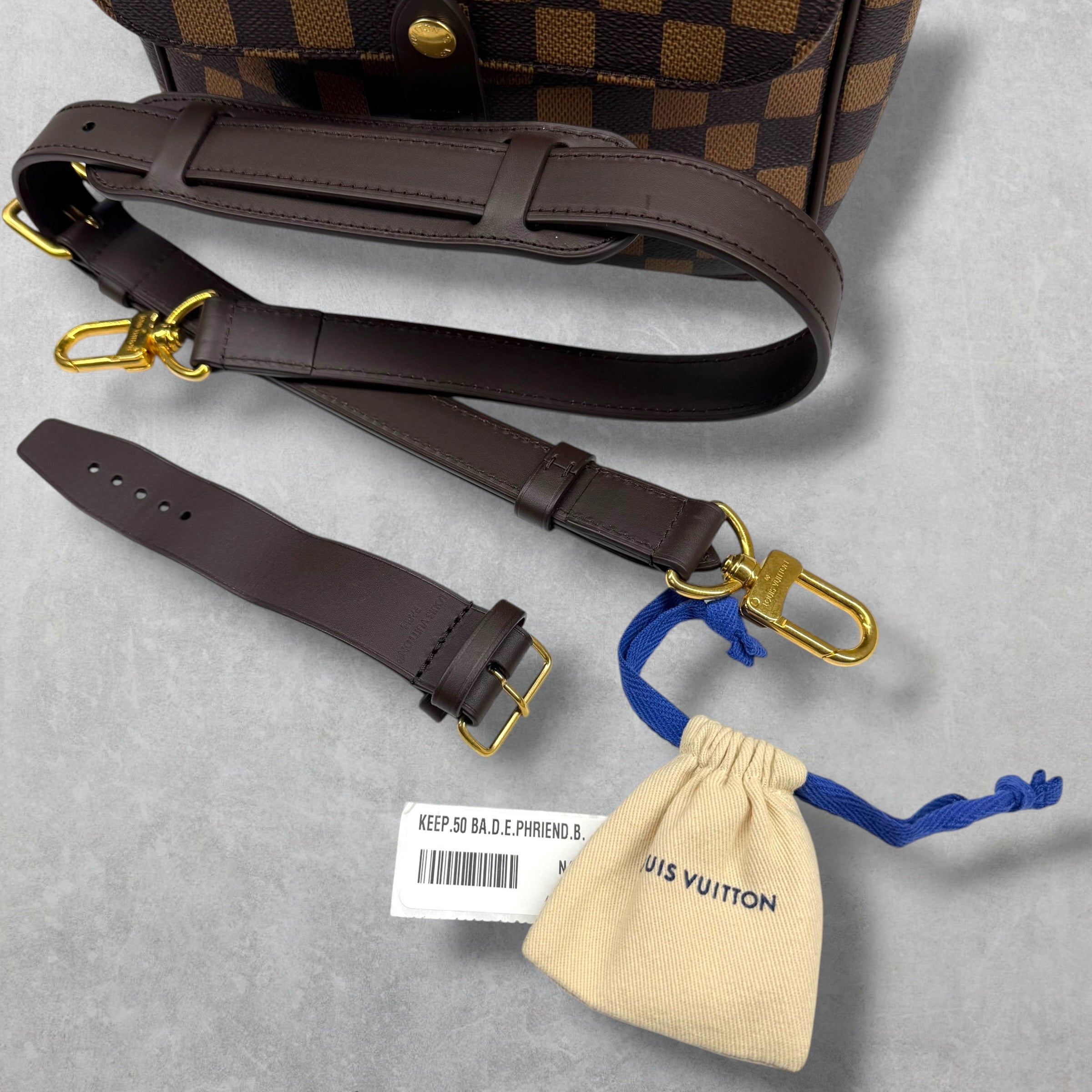 Louis Vuitton x Nigo Keepall Bandouliére 50 Damier Phriendship Canvas