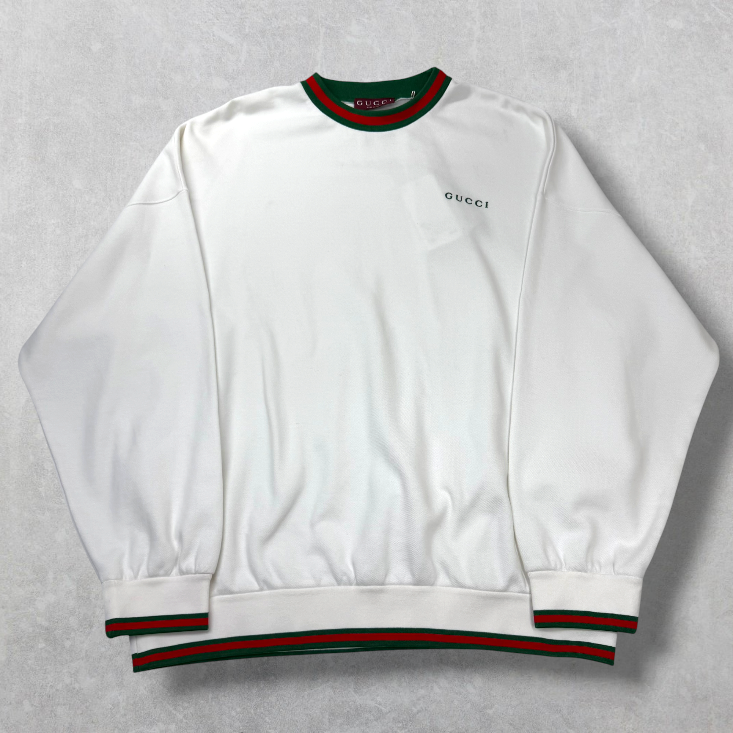 Gucci Cotton Piquet Sweatshirt L