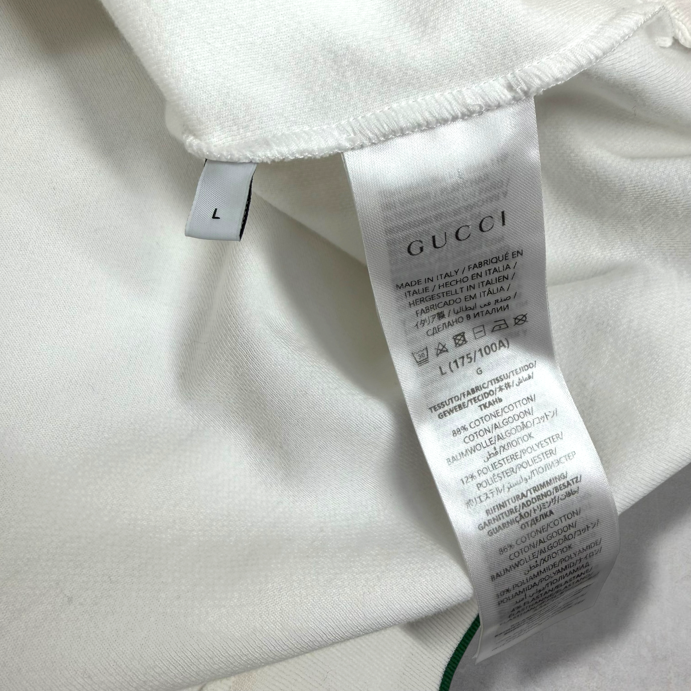 Gucci Cotton Piquet Sweatshirt L