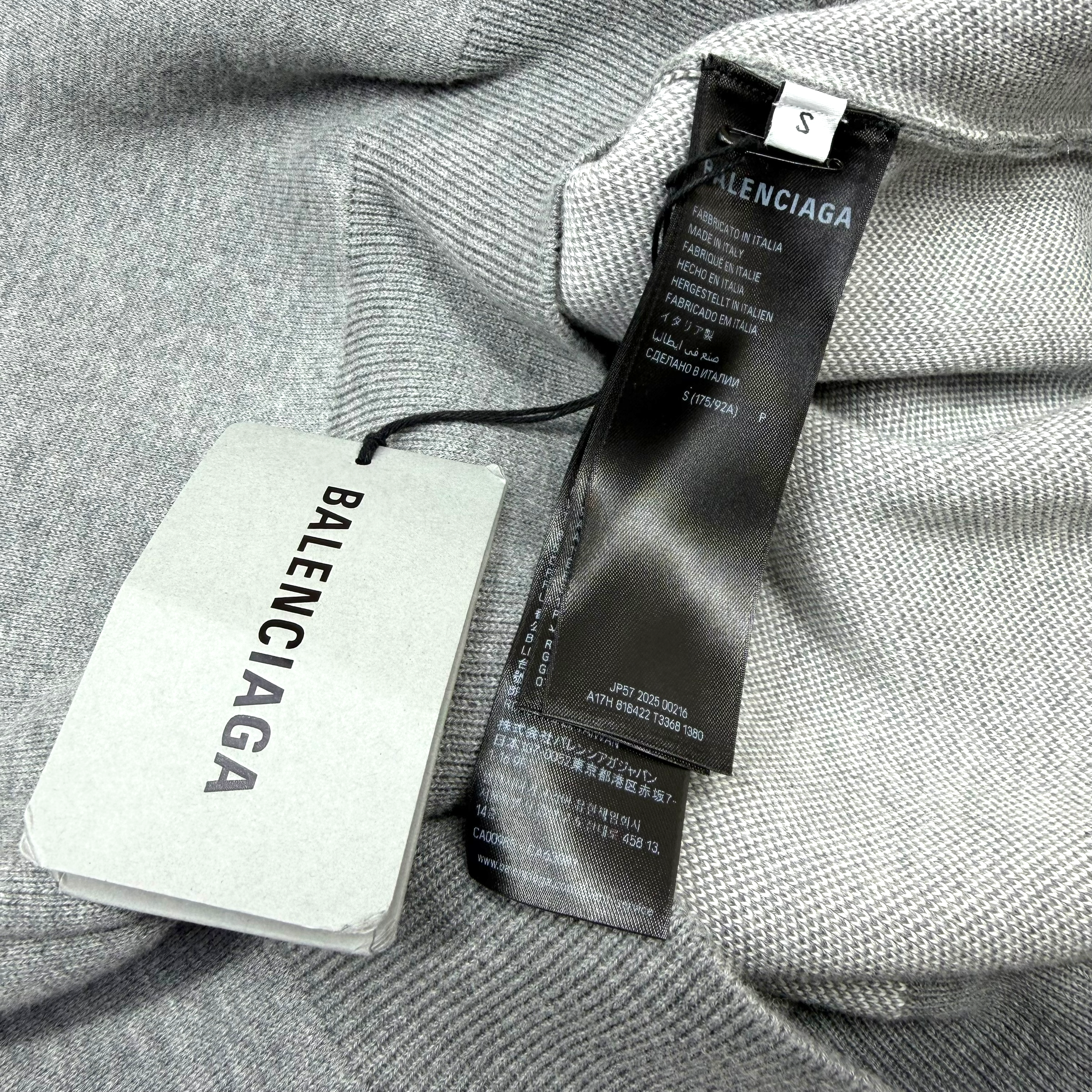 Balenciaga BB Logo Jacquard Crewneck Sweater S