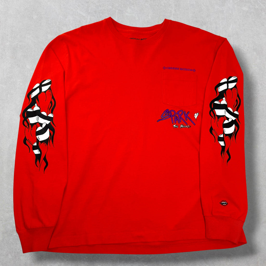 Chrome Hearts Matty Boy 'Sick Heart' Long Sleeve XXL