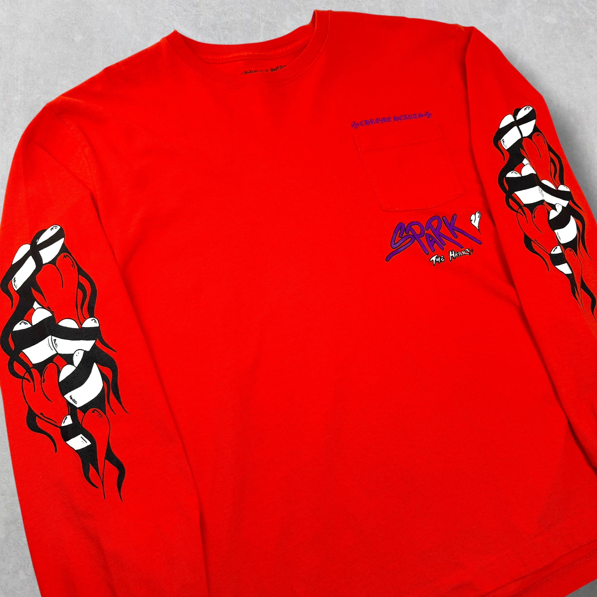 Chrome Hearts Matty Boy 'Sick Heart' Long Sleeve XXL