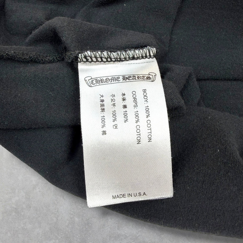 Chrome Hearts Blue Neck Logo Tee M