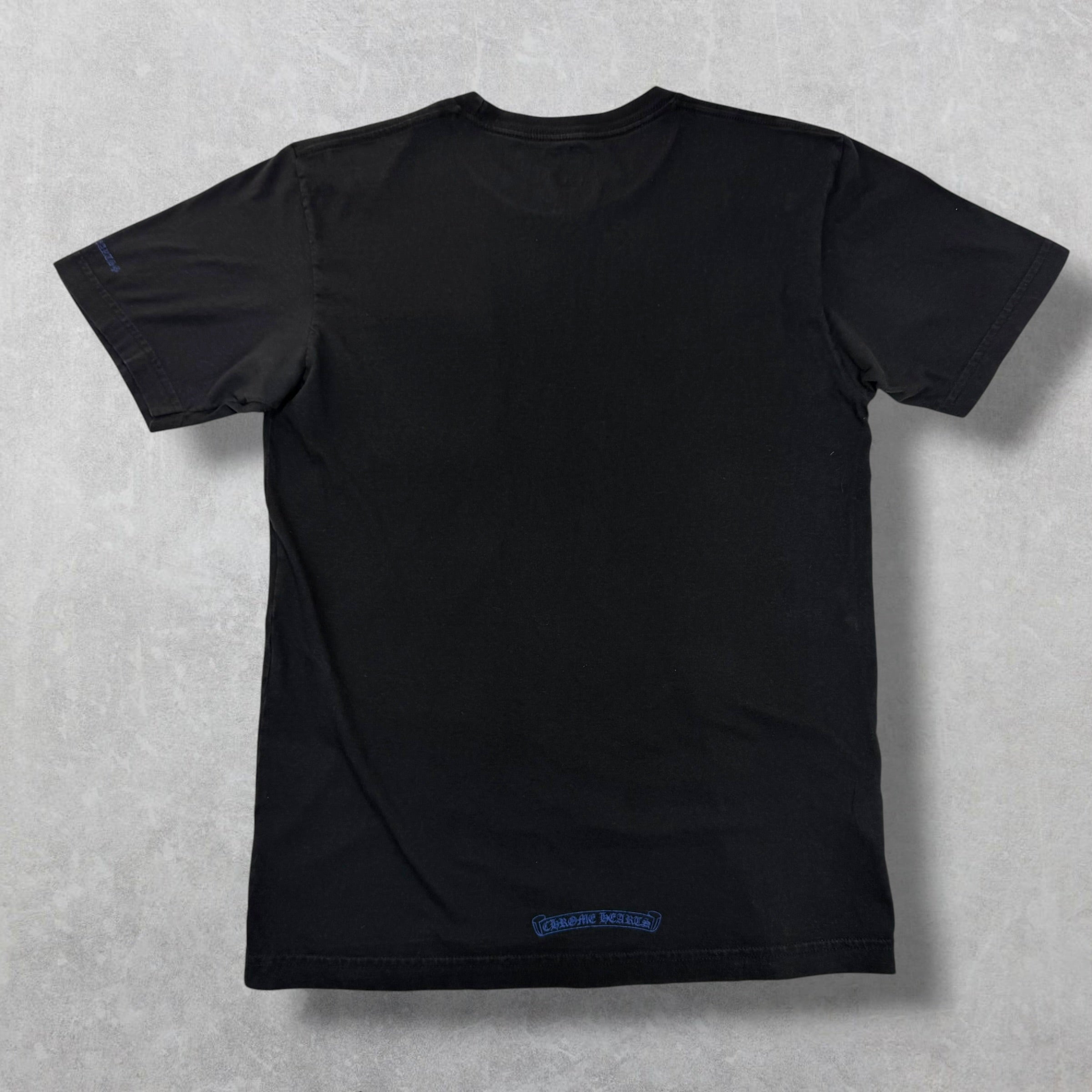 Chrome Hearts Blue Neck Logo Tee M
