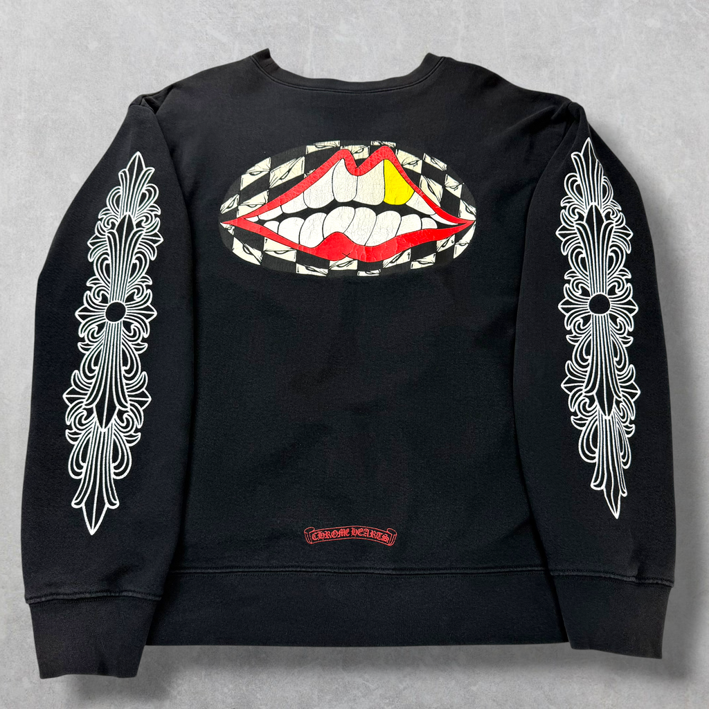 Chrome Hearts Matty Boy Floral Chomper Crewneck XL