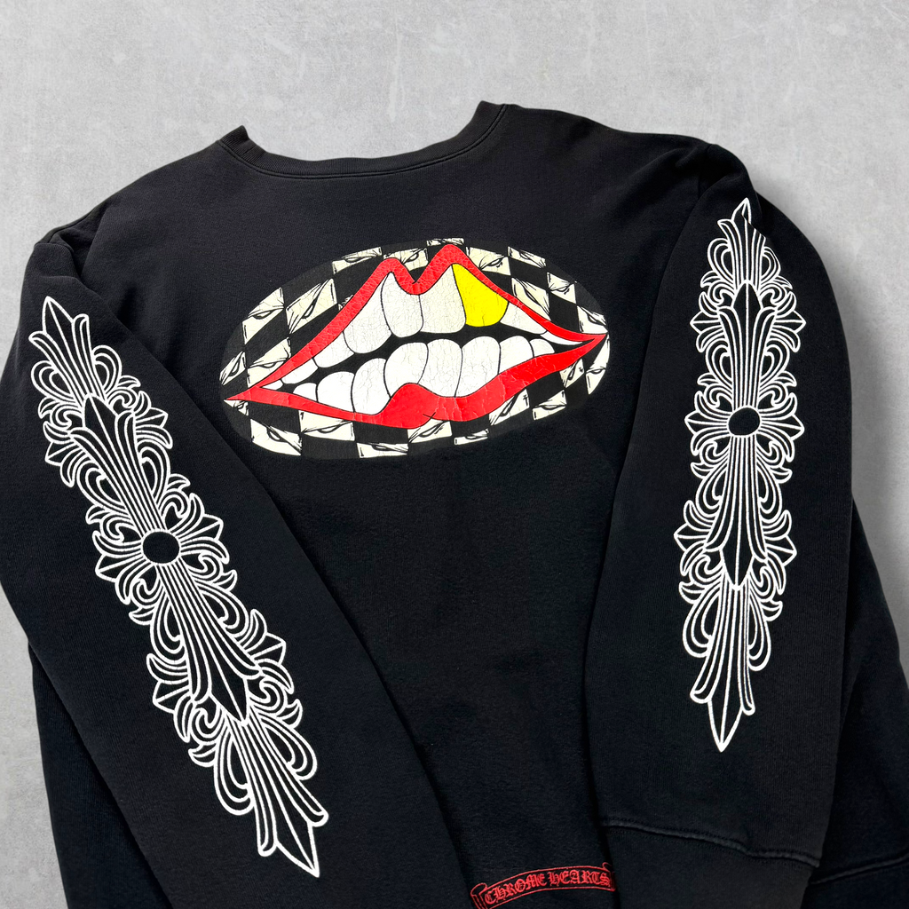 Chrome Hearts Matty Boy Floral Chomper Crewneck XL