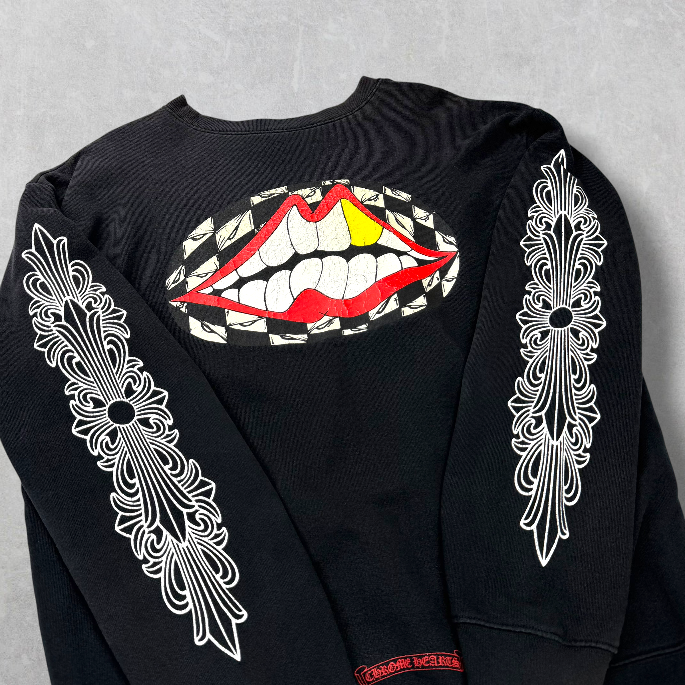 Chrome Hearts Matty Boy Floral Chomper Crewneck XL