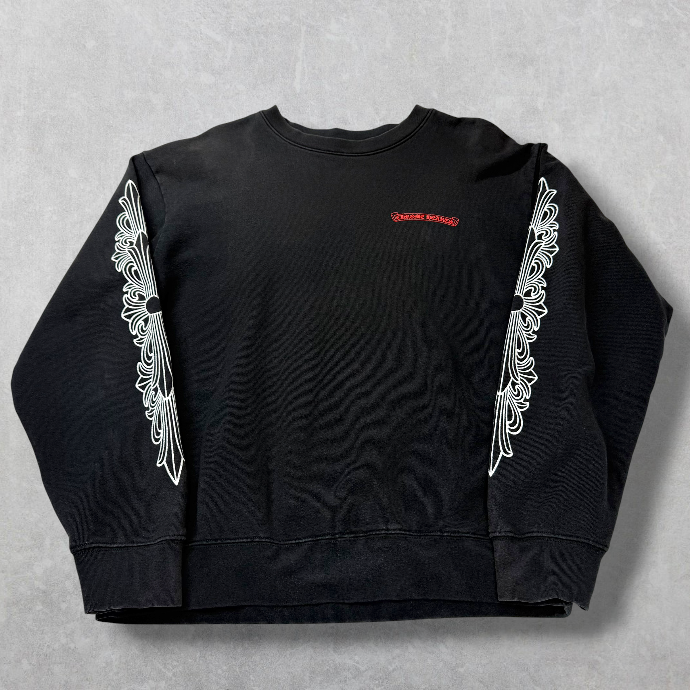 Chrome Hearts Matty Boy Floral Chomper Crewneck XL