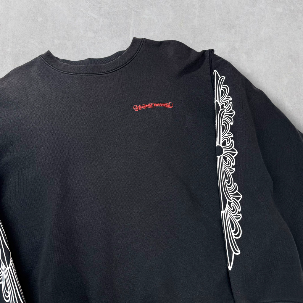 Chrome Hearts Matty Boy Floral Chomper Crewneck XL