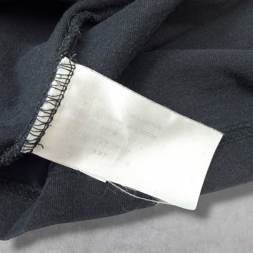 Chrome Hearts White Neck Logo L/S Tee Black M