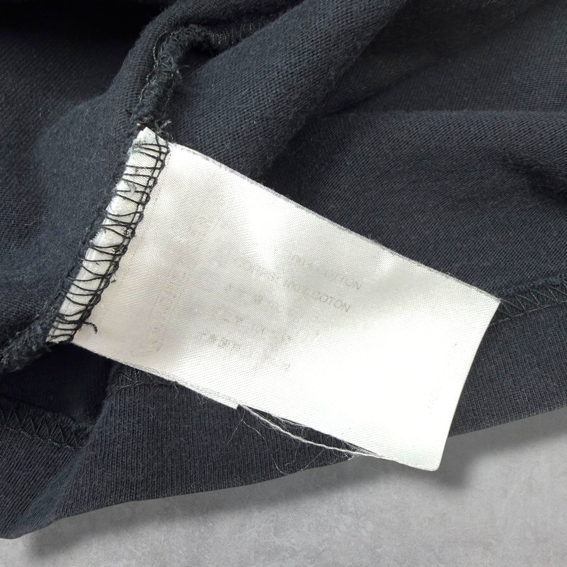 Chrome Hearts White Neck Logo L/S Tee Black M