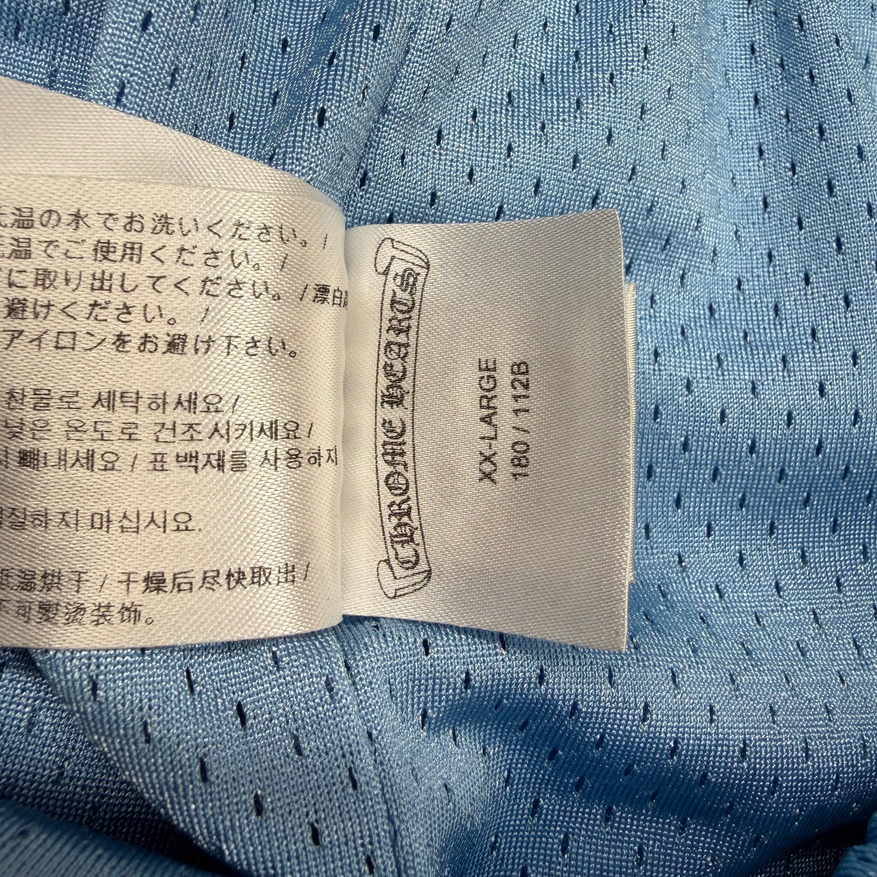 Chrome Hearts Blue Mesh Warm Up Shorts XXL