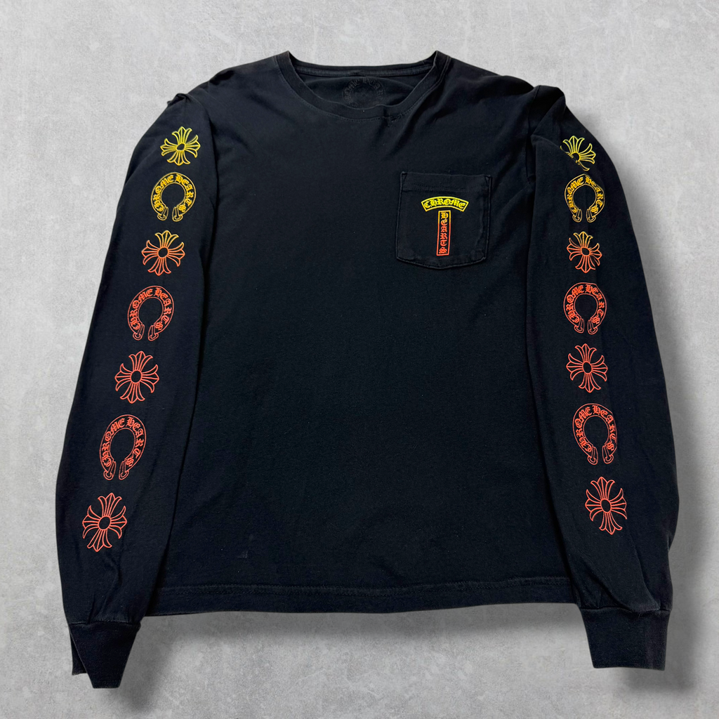 Chrome Hearts Gradient Long Sleeve Tee M