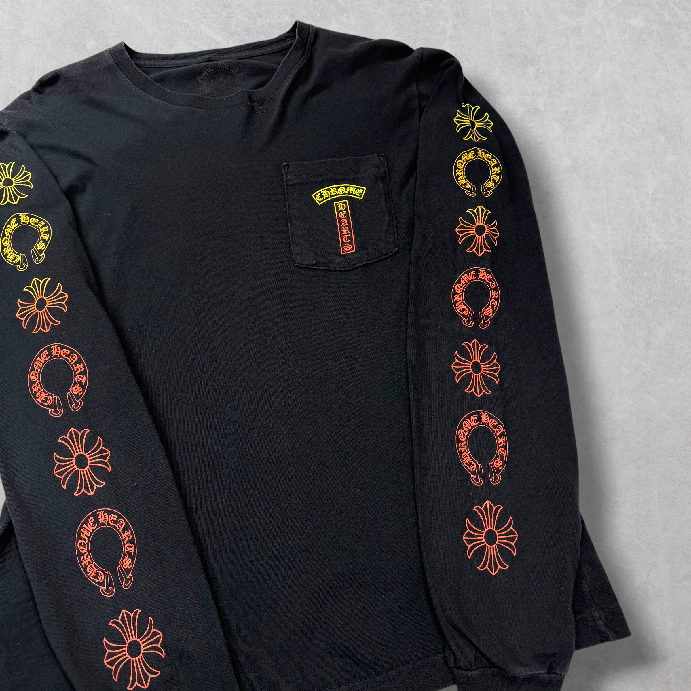 Chrome Hearts Gradient Long Sleeve Tee M