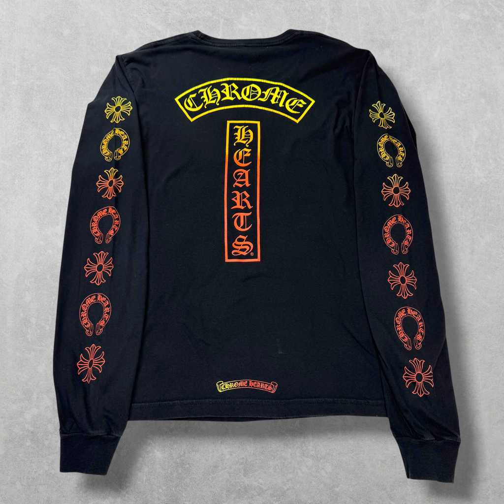 Chrome Hearts Gradient Long Sleeve Tee M