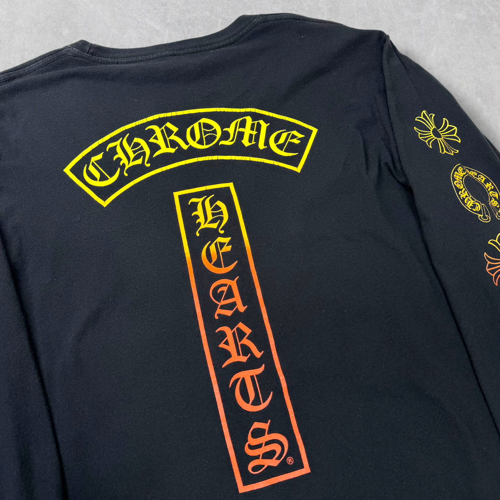 Chrome Hearts Gradient Long Sleeve Tee M