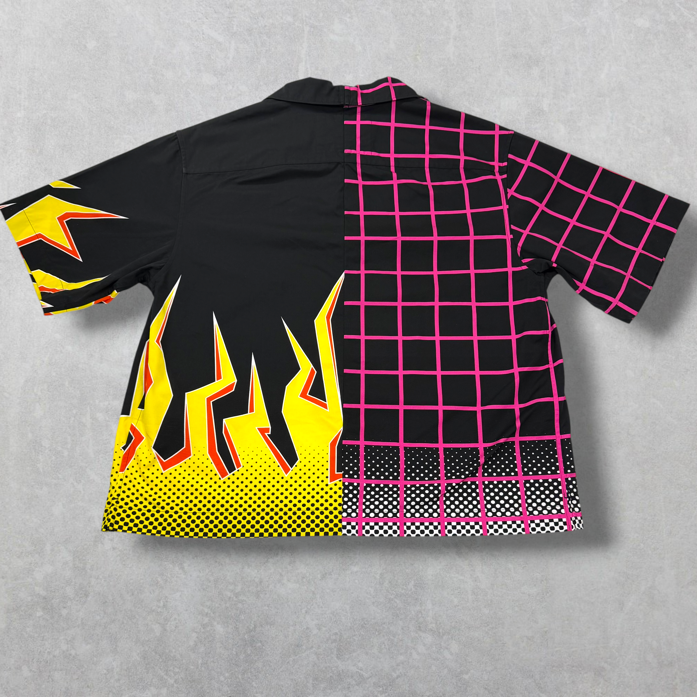 Prada Double Match Flame Shirt M