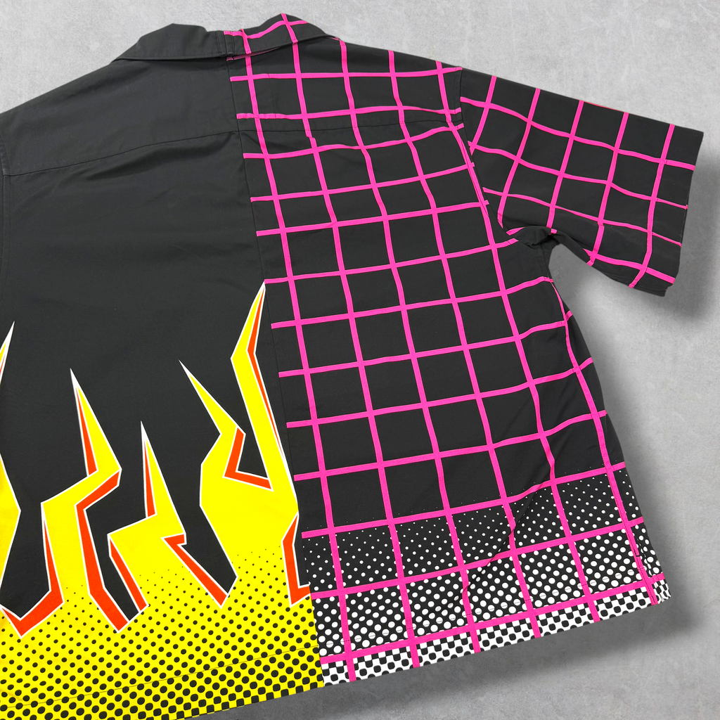 Prada Double Match Flame Shirt M