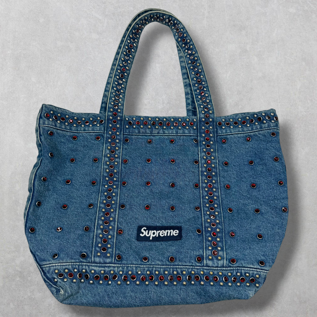 Supreme B.B. Simon Denim Tote Bag Washed Indigo