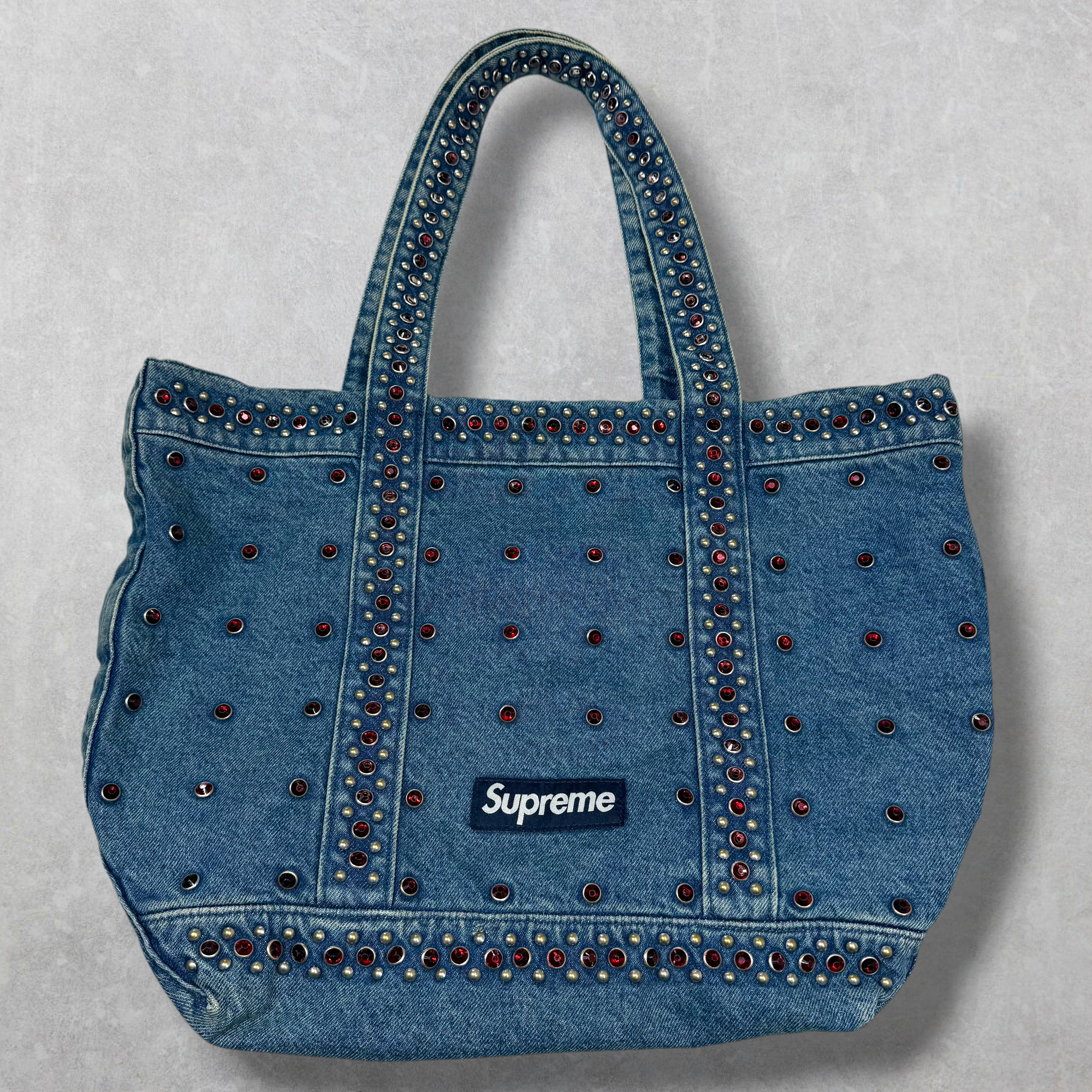 Supreme B.B. Simon Denim Tote Bag Washed Indigo