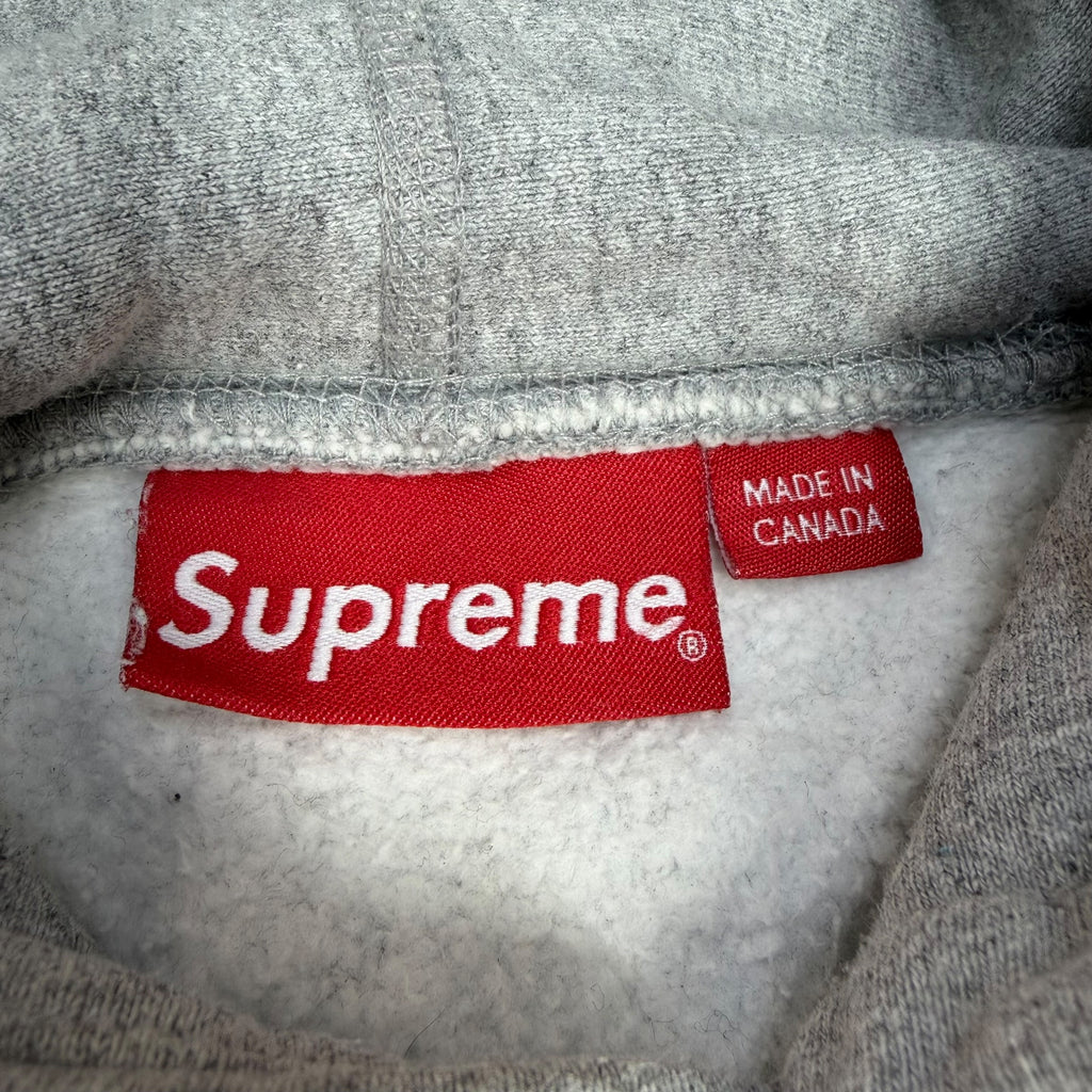 Supreme Box Logo Heather Grey Hoodie XL