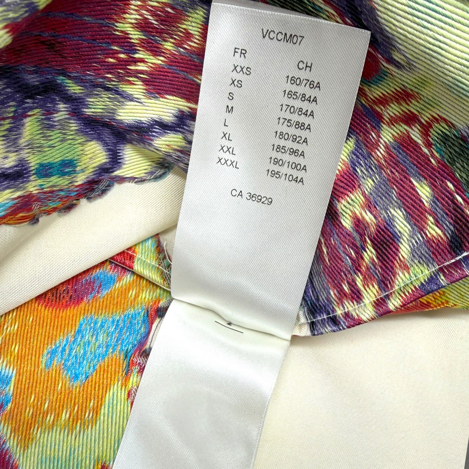 Louis Vuitton Graffiti Stand Collar Shirt XL