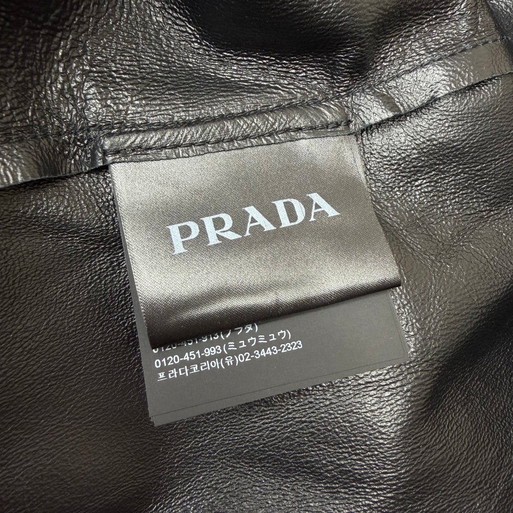 Prada Nappa Leather Shirt 54 (XL)