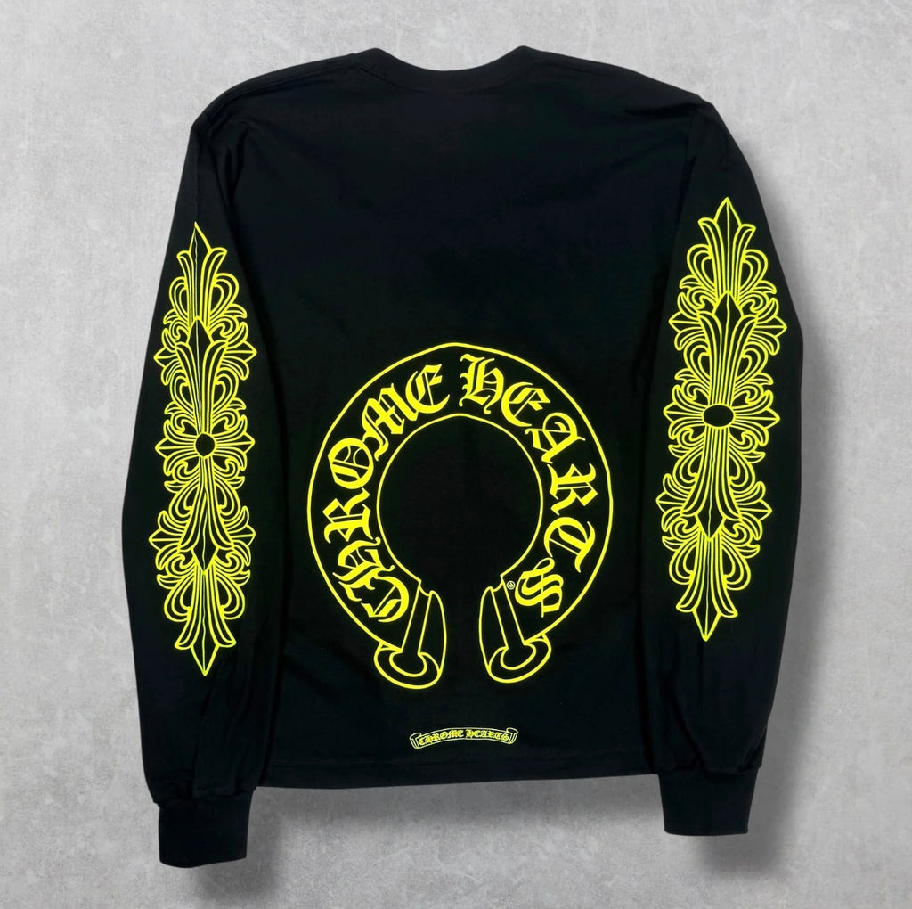 Chrome Hearts Neon Floral Long Sleeve M
