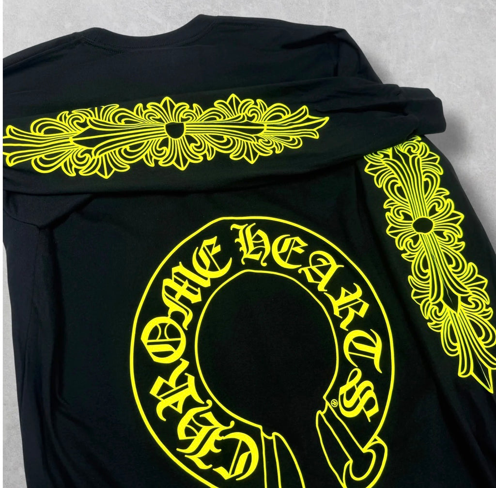 Chrome Hearts Neon Floral Long Sleeve M