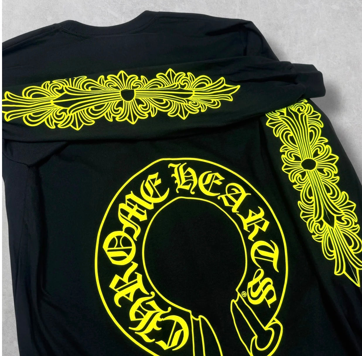 Chrome Hearts Neon Floral Long Sleeve M