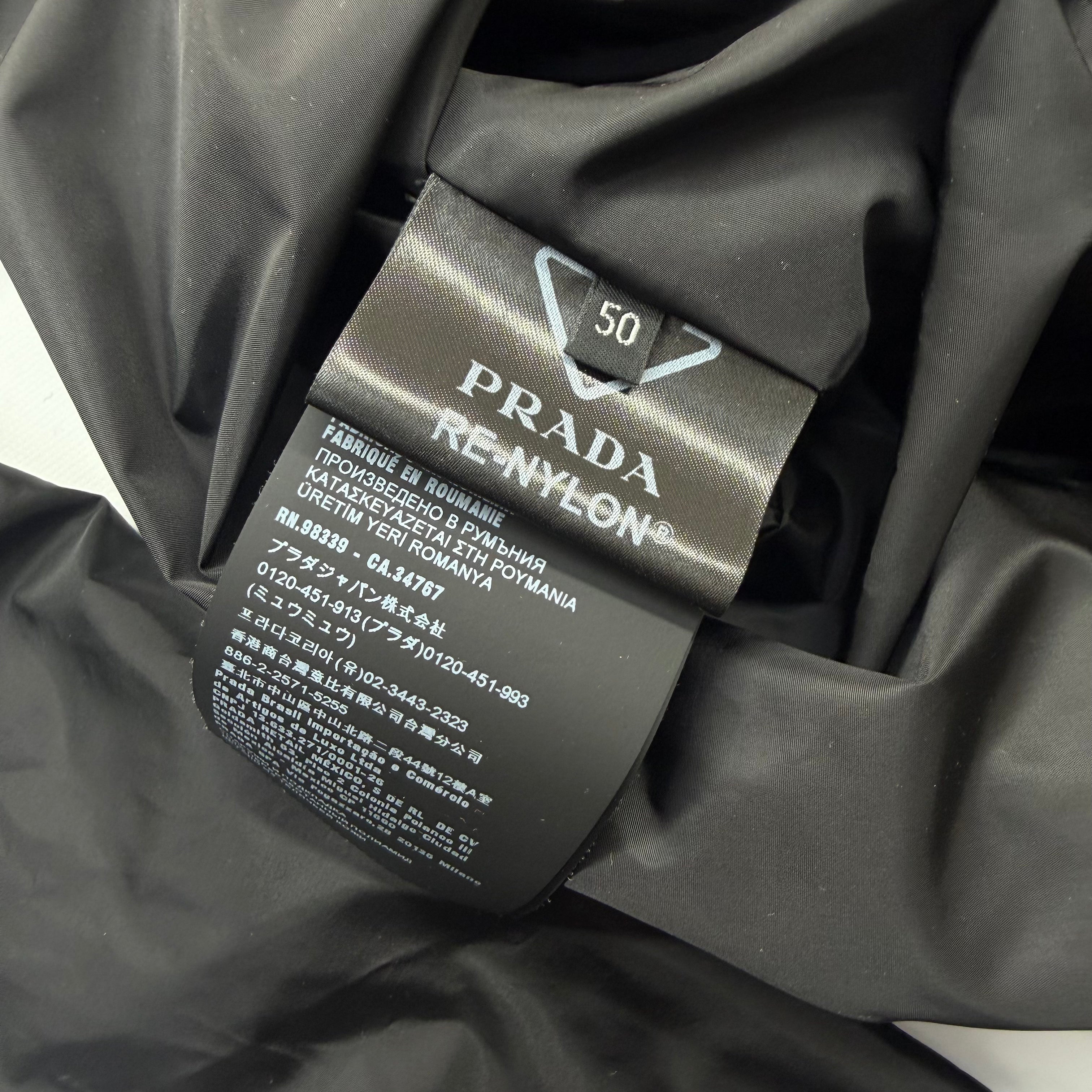 Prada Re-Nylon Hooded Jacket Size 50 (M)