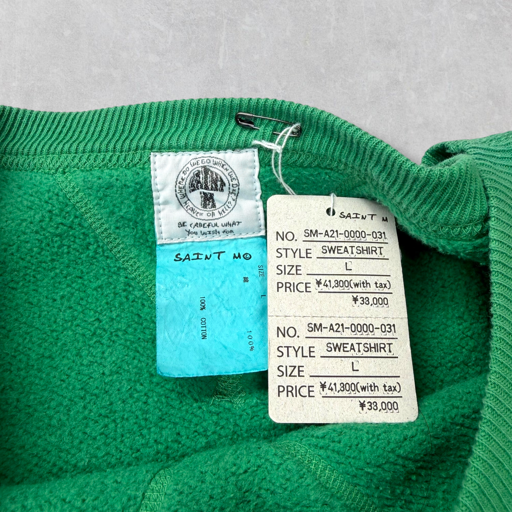Saint Michael Saint Vision Green Crewneck L