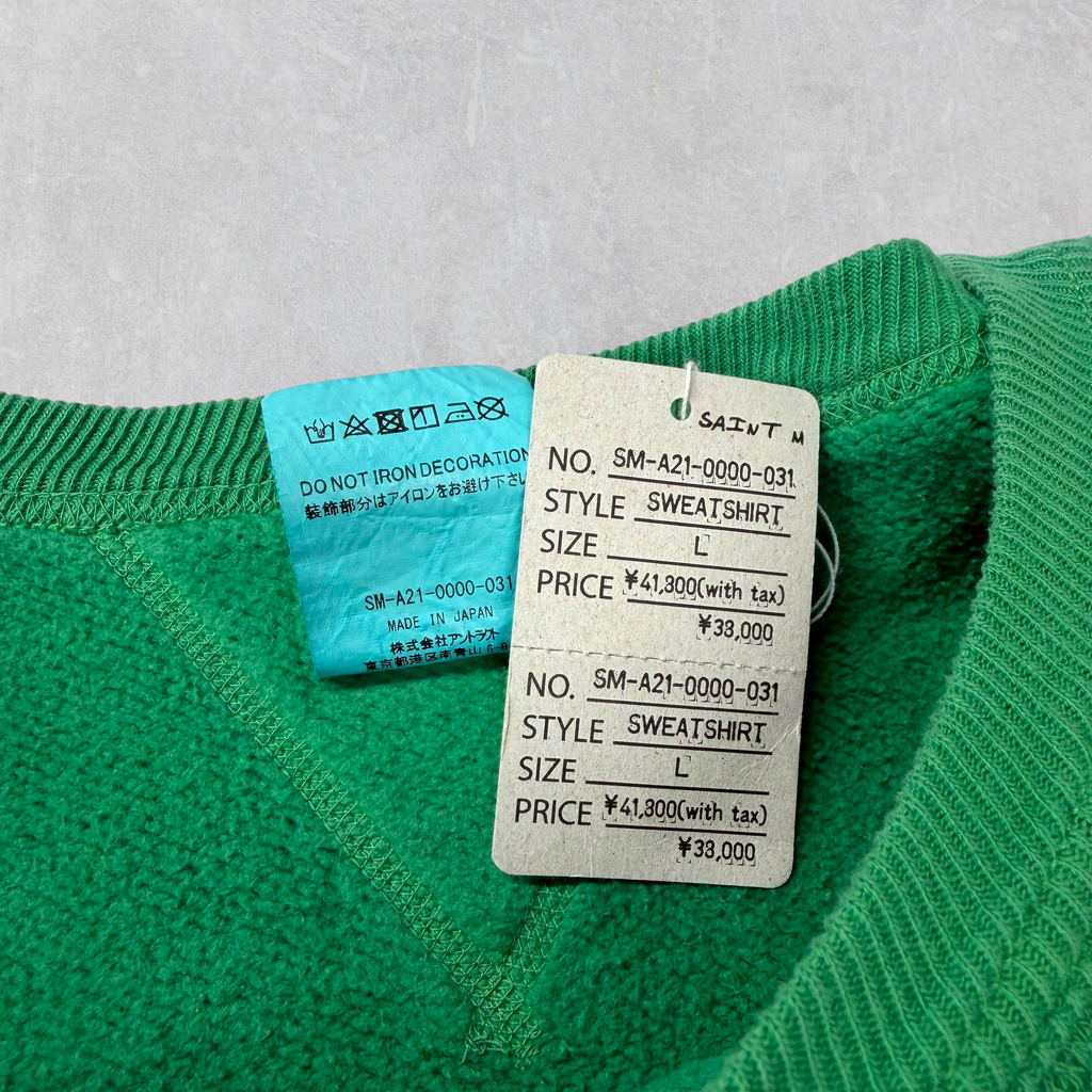 Saint Michael Saint Vision Green Crewneck L