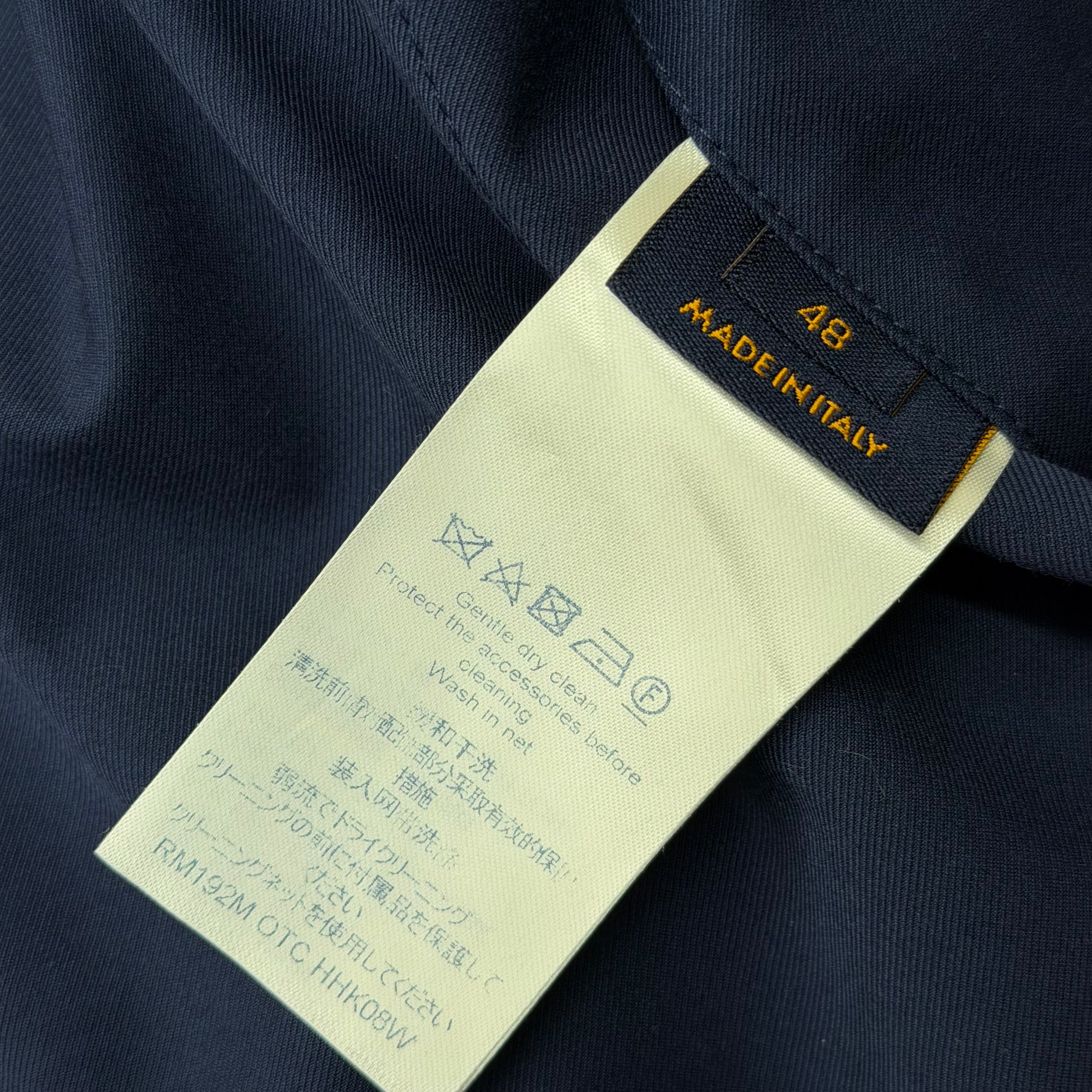 Louis Vuitton Navy LV Globe Parka Size 48 (M)