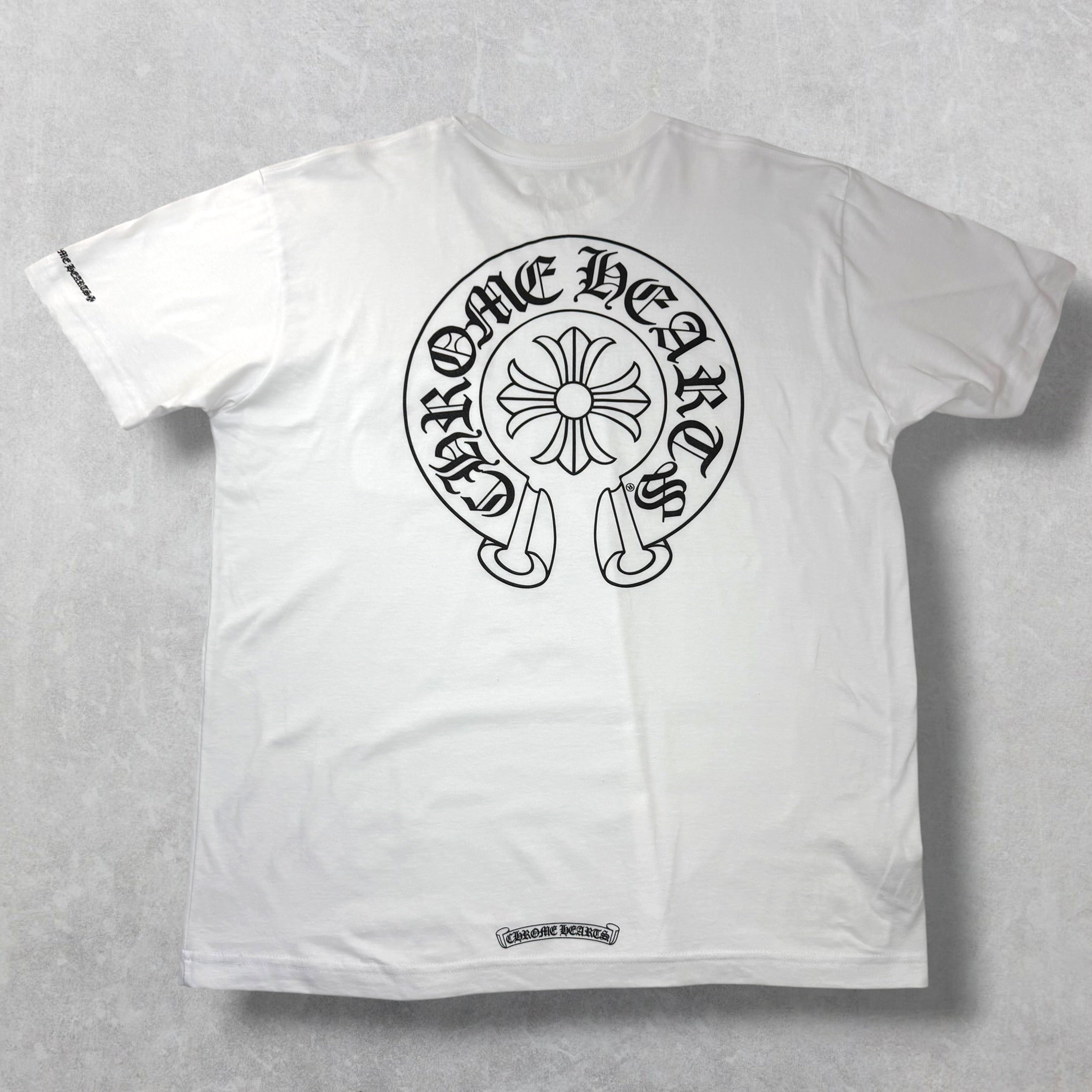 Chrome Hearts Horseshoe Logo Tee White XL