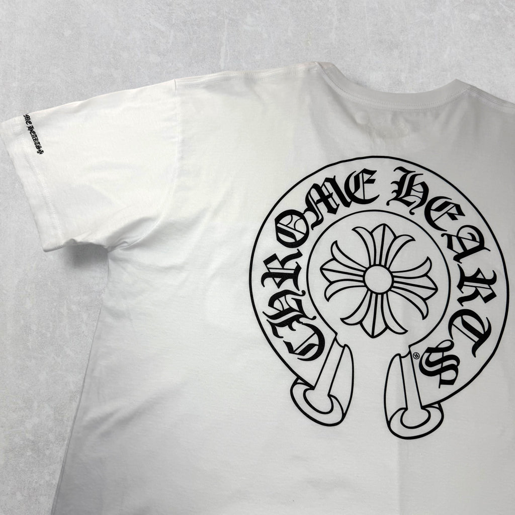 Chrome Hearts Horseshoe Logo Tee White XL