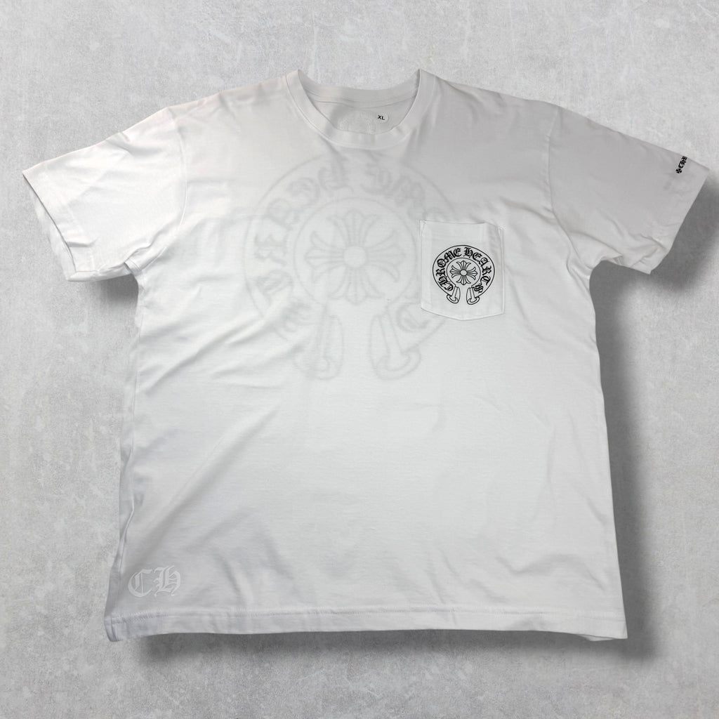 Chrome Hearts Horseshoe Logo Tee White XL