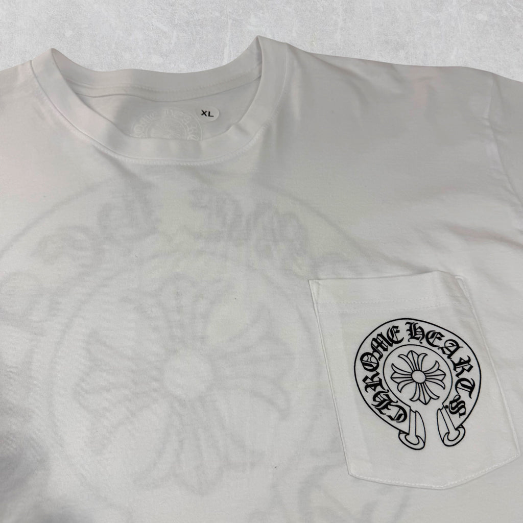 Chrome Hearts Horseshoe Logo Tee White XL