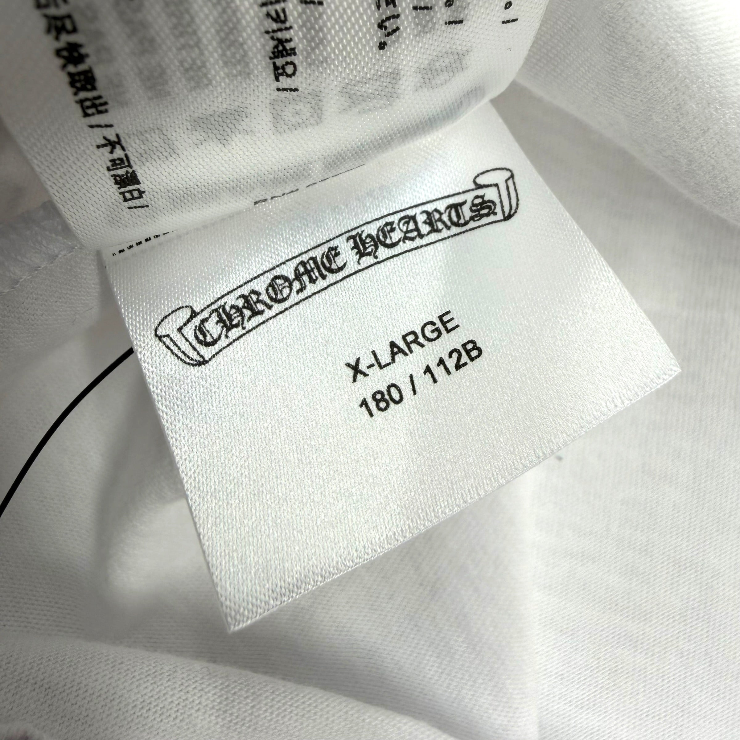 Chrome Hearts Horseshoe Logo Tee White XL