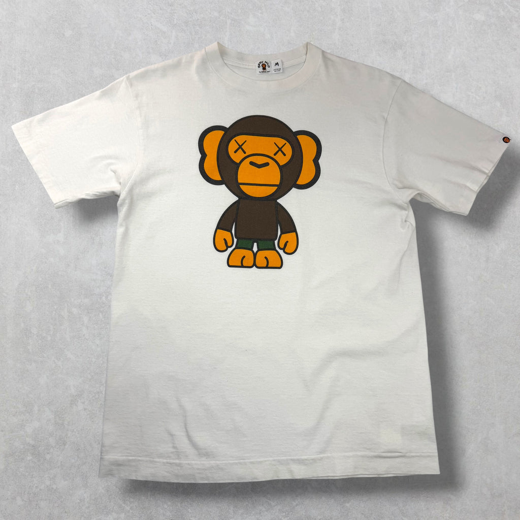 Bape x Kaws Baby Milo Tee White M