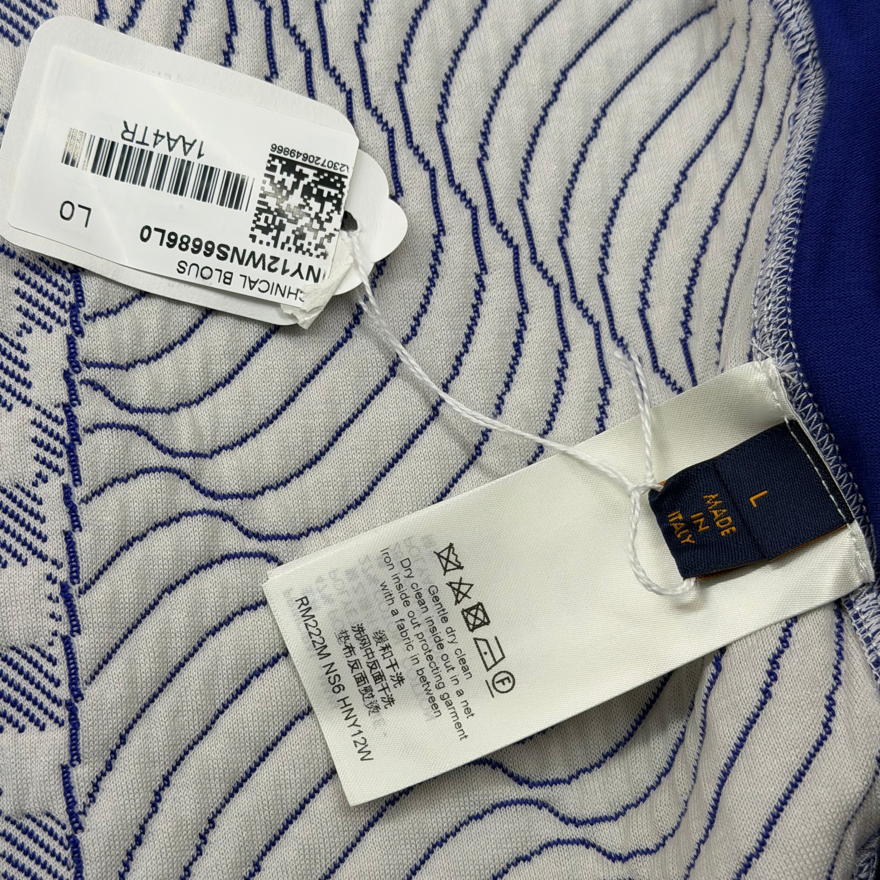 Louis Vuitton Blue Damier Technical Blouson L
