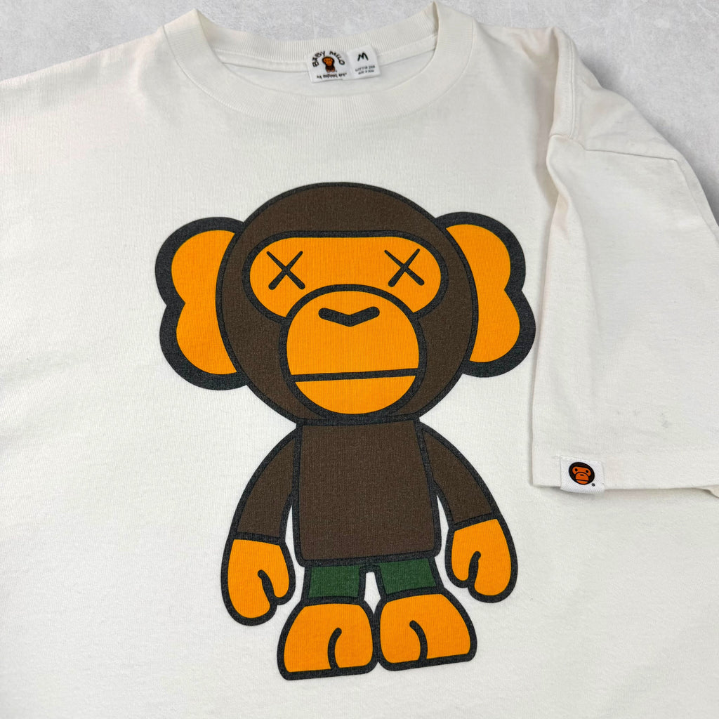 Bape x Kaws Baby Milo Tee White M
