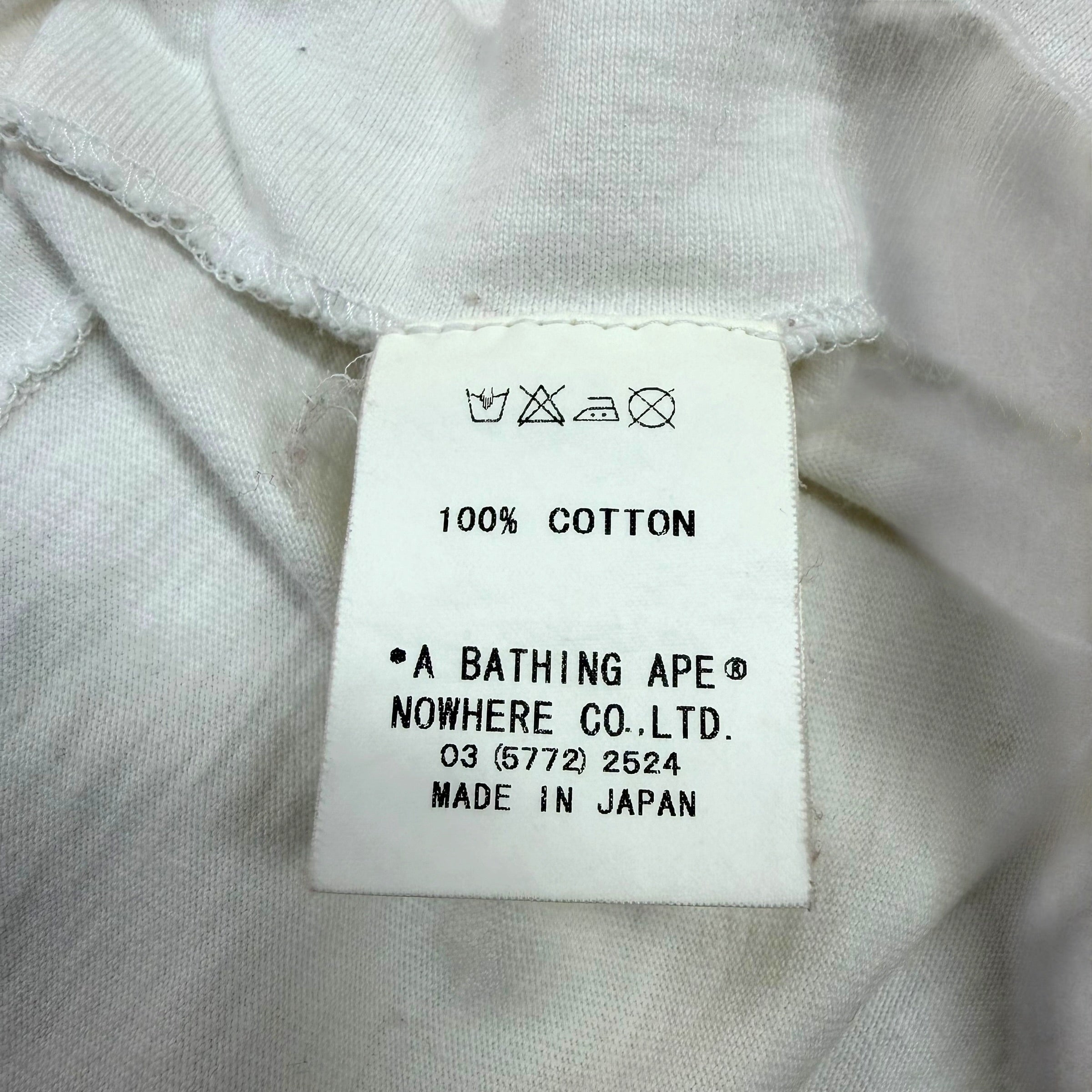 Bape x Kaws Baby Milo Tee White M