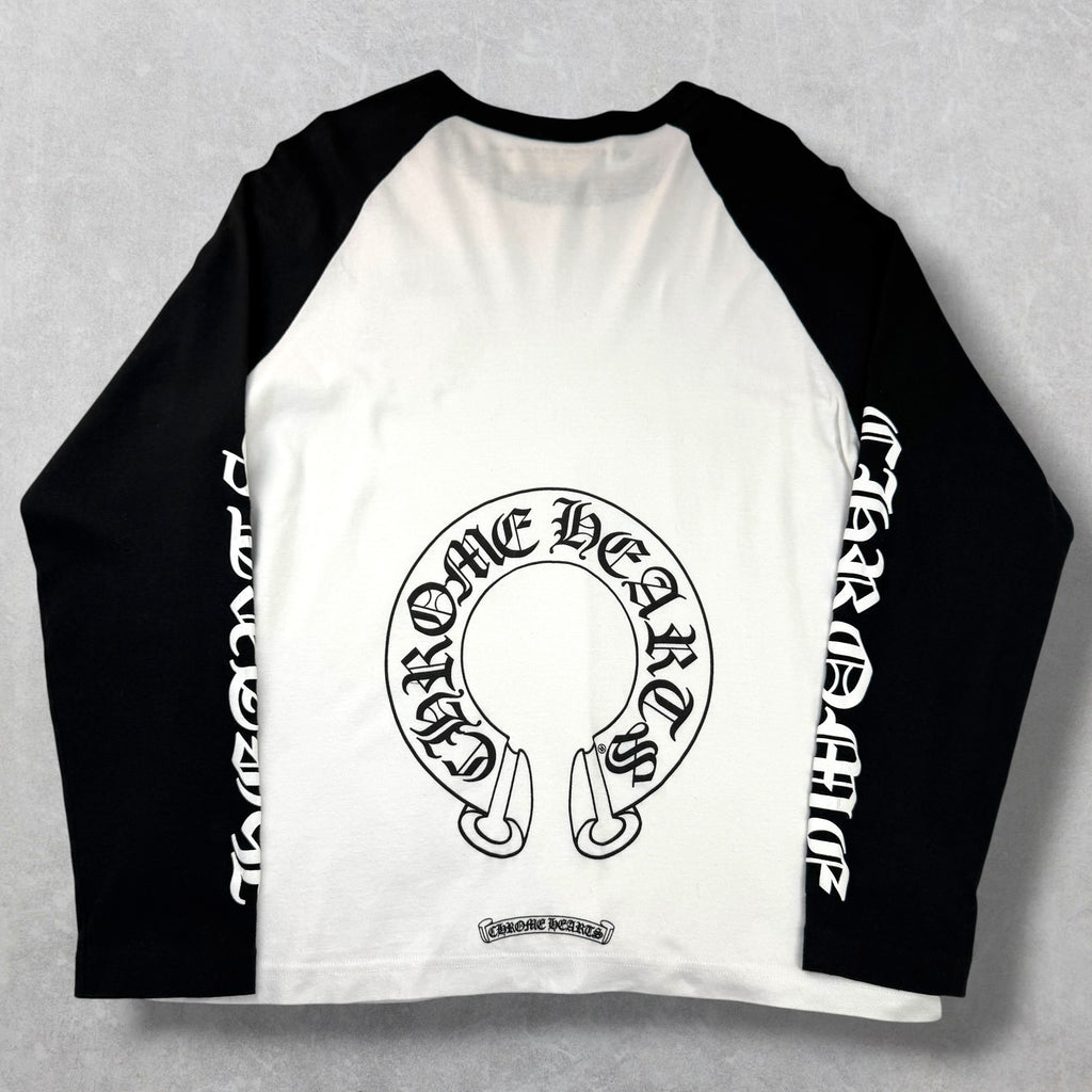 Chrome Hearts CH Black Baseball Shirt XL