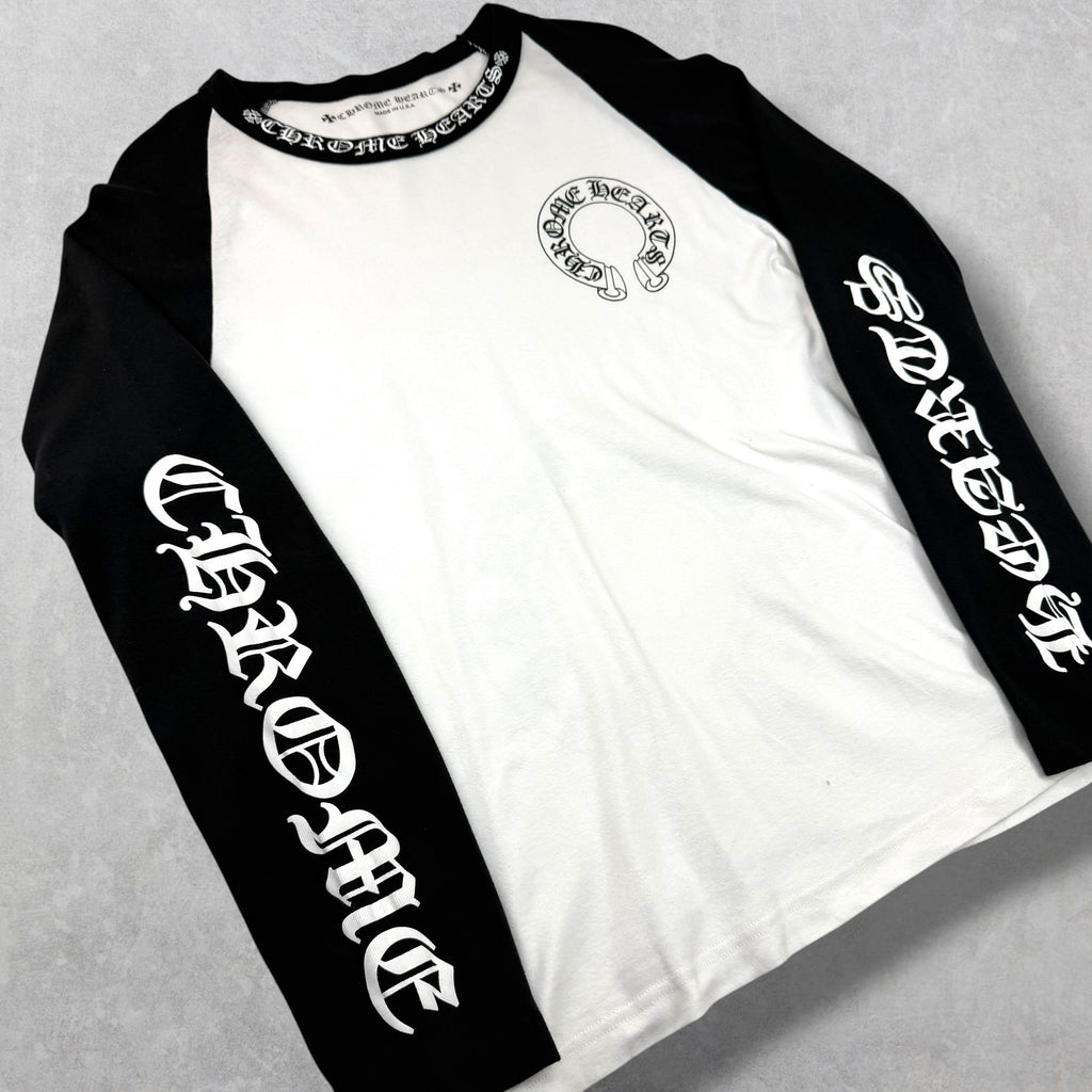 Chrome Hearts CH Black Baseball Shirt XL