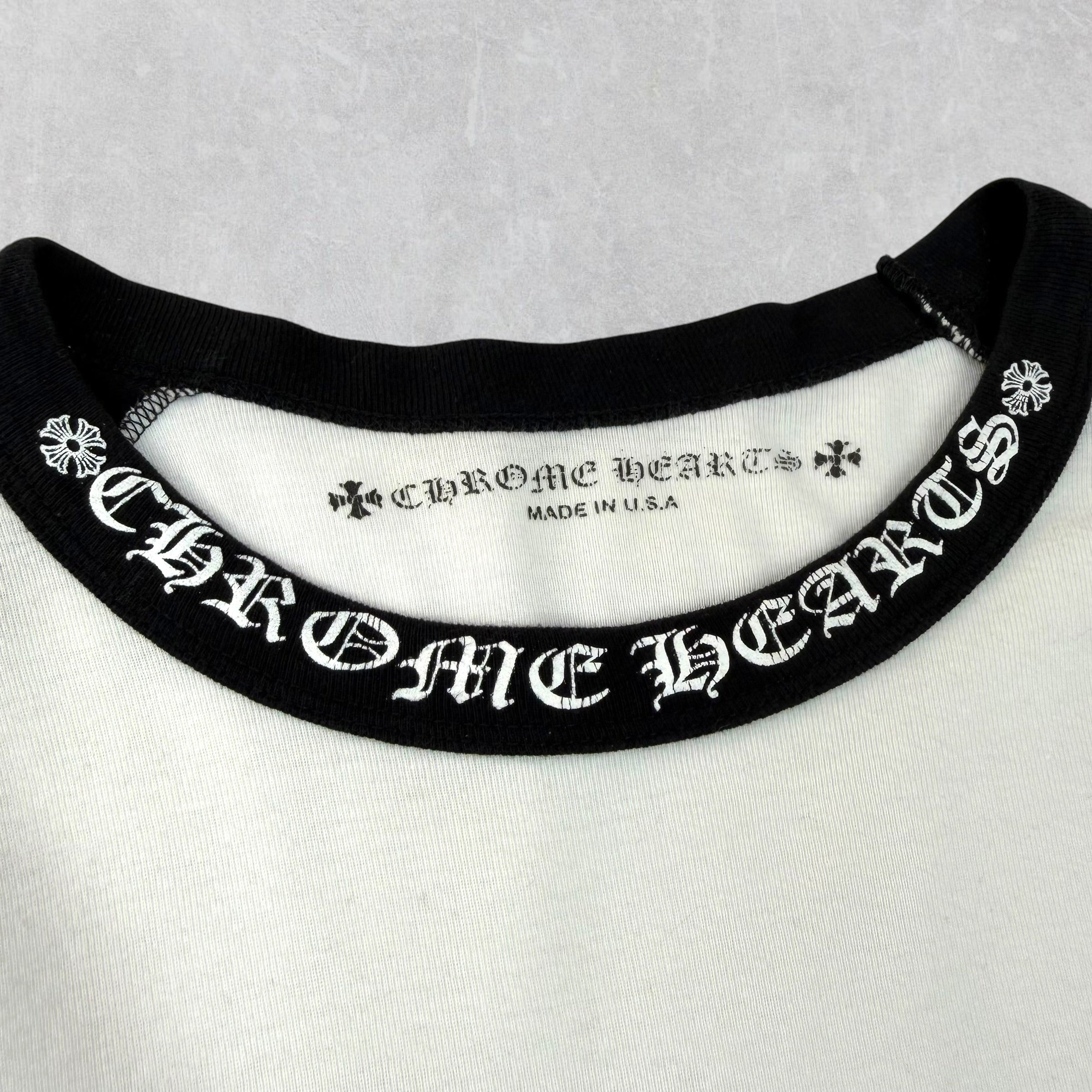 Chrome Hearts CH Black Baseball Shirt XL