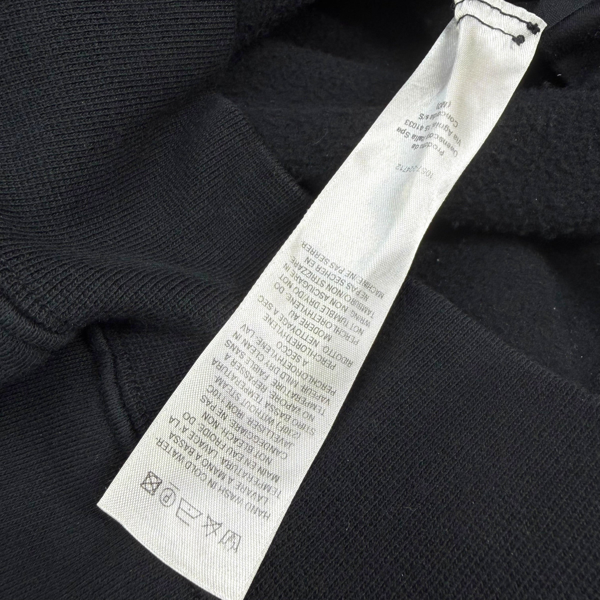 Rick Owens DRKSHDW Jason Hoodie Black L